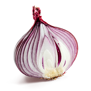 Ceba vermella fresca